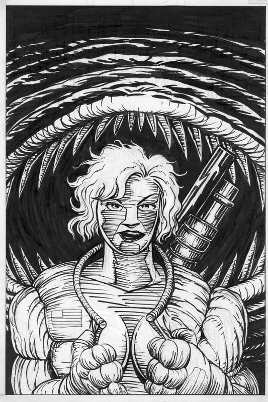 Space Monster and Girl